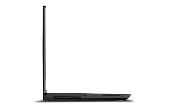 Das Lenovo ThinkPad P73 in Schwarz ist ein Laptop mit Tastatur und Bildschirm