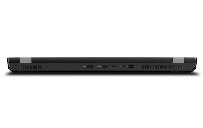 Das Lenovo ThinkPad P73 in Schwarz ist ein Laptop mit Tastatur und Bildschirm