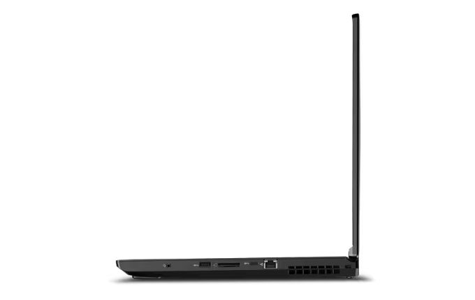 Das Lenovo ThinkPad P73 in Schwarz ist ein Laptop mit Tastatur und Bildschirm