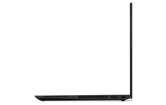 Das Lenovo ThinkPad X13 Gen 1 in Schwarz ist ein Laptop mit Tastatur und Bildschirm